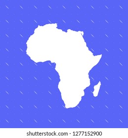 vector map of Africa