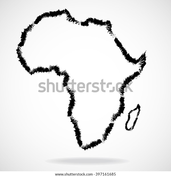 Vector Map Africa Stock Vector Royalty Free 397161685 Shutterstock 9324
