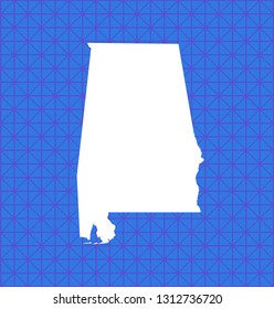 vector map of Alabama