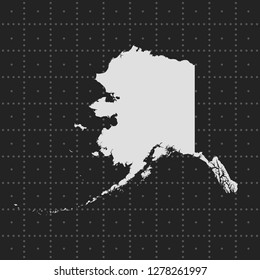 vector map of Alaska