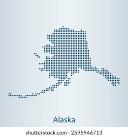 vector map of the Alaska