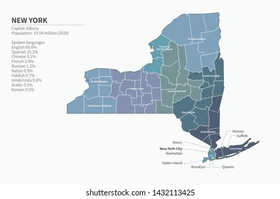 vector map of america city
New york map.