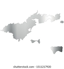 Vector map of American Samoa