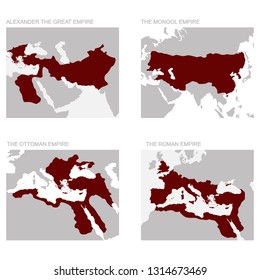 vector map of the Ancient Empires 
