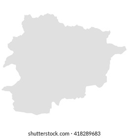 vector map of Andorra