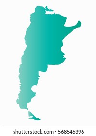 vector map - Argentina