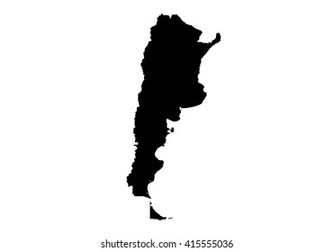 vector map - argentina  country