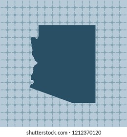 vector map of Arizona