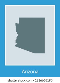 vector map of Arizona