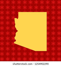 vector map of Arizona