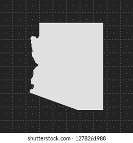 vector map of Arizona