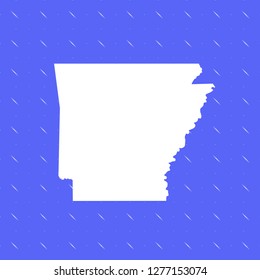 vector map of Arkansas