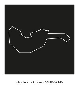 vector map of arta in the country of Djibouti