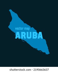 vector map of Aruba. you can use it for any needs	