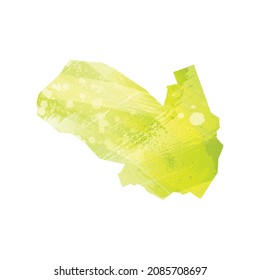 Vector map Ashgabat. Isolated vector Illustration. Black on White background. EPS 10 Illustration.