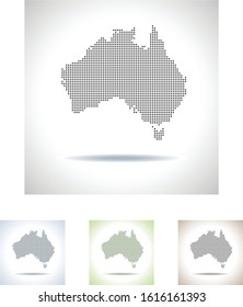 vector map of the Australia