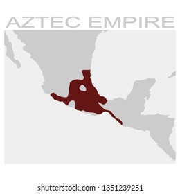 Vector Map Of The Aztec Empire 