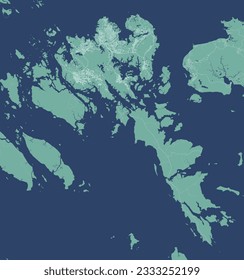 Mapa vectorial de Batam, Indonesia. Afiche de la hoja de ruta de las ciudades urbanas. Mapa de Batam.