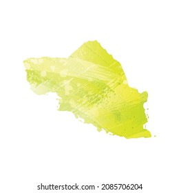 Vector map Belmopan. Isolated vector Illustration. on White background. EPS 10 Illustration.