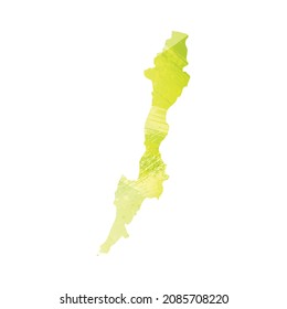 Mapa de vectores en Bogotá. Ilustración vectorial aislada.  sobre fondo blanco. Ilustración EPS 10.