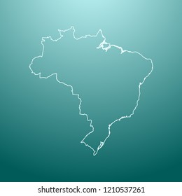 vector map of Brazil