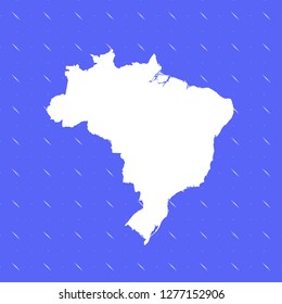 vector map of Brazil