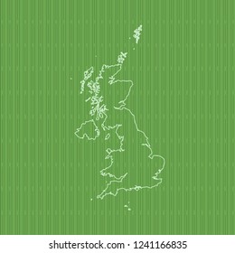 vector map of Britain