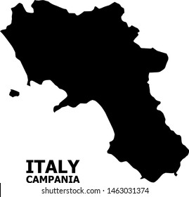 Vector Map Campania Region Caption Map Stock Vector Royalty Free Shutterstock