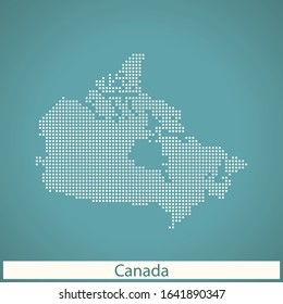 vector map of the Canada