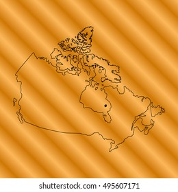 vector map of Canada 