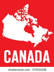 Vector Map of Canada