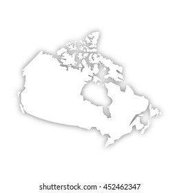 vector map Canada design Illustration