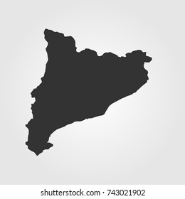 Vector Map Catalonia