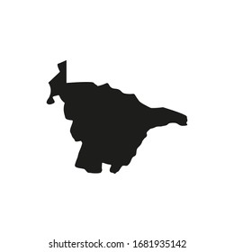 vector map of central mashonaland in the country of zimbabwe