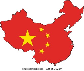 Vector Map of CHINA. High Quality and Accurate.