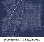 vector map of the city of Albuquerque, USA