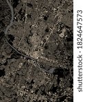vector map of the city of Austin, Texas, USA