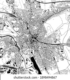 Vektorplan der Stadt Hannover, Deutschland