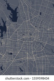 vector map of the city of Hefei, China