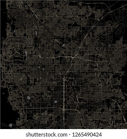 vector map of the city of Las Vegas, Nevada, USA