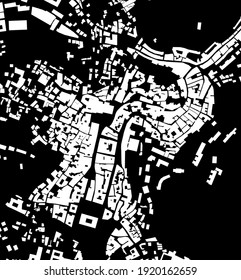Vektorplan der Stadt Perugia, Umbrien, Italien