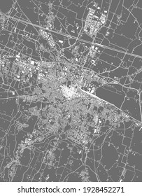 vector map of the city of Reggio nell Emilia, Italy