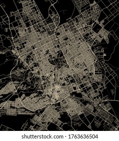 vector map of the city of Riyadh, Riyadh Province , Saudi Arabia