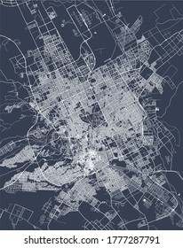 vector map of the city of Riyadh, Riyadh Province , Saudi Arabia