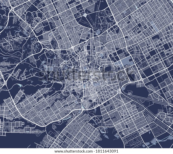 Vector Map City Riyadh Riyadh Province Stock Vector (royalty Free 