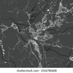 vector map of the city of San-Marino, San-Marino