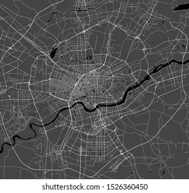 vector map of the city of Shenyang, China