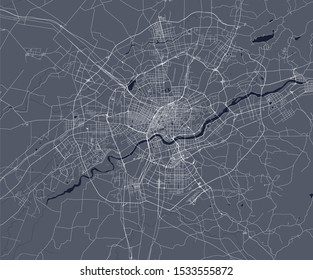 vector map of the city of Shenyang, China