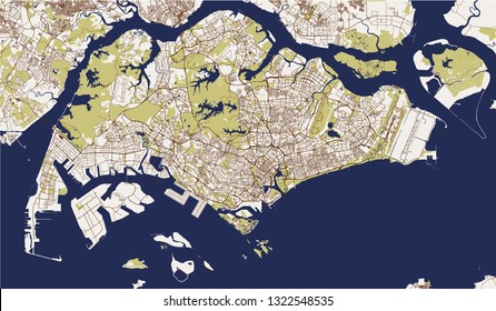 1,820 Urban singapore map Images, Stock Photos & Vectors | Shutterstock