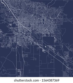 vector map of the city of Tucson, Arizona, United States America